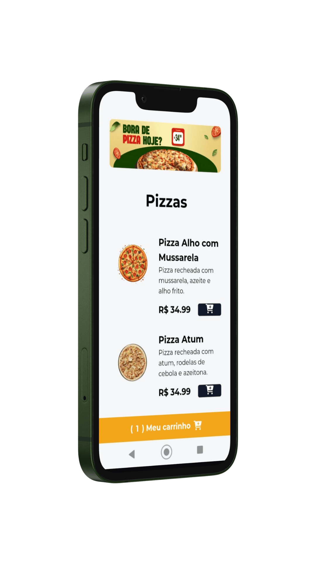 Cardápio Online para Delivery, apresentando um design moderno e responsivo